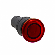 Кнопка SW2C-MD "грибок" красная с подсветкой NO+NC EKF