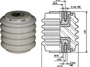 ИОР-10-7,5 I УХЛ, Т2 (И8-80) Изолятор опорный