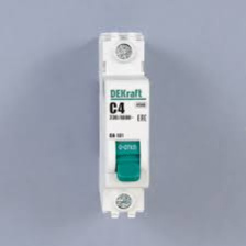 Выключатель автоматический однополюсный 4А С ВА-101 4.5кА DEKraft (11149DEK)
