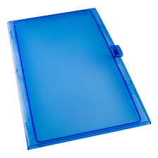 Дверца для щитов 36 мод. IP65, прозрачная синяя