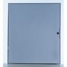 Дверца для щитов 24 мод. IP40, прозрачная черная