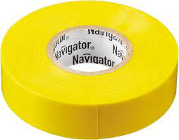 Изолента Navigator 71 105 NIT-B15-20/Y жёлтая  фото 1