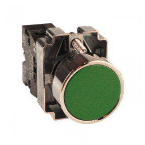 Кнопка BA31 зеленая NO EKF (уп 10шт) фото 1