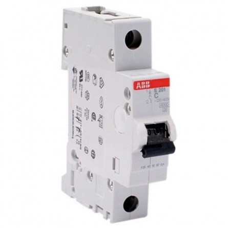 Автоматический выключатель 1-полюсной S201 C63 АББ фото 1
