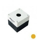 Корпус КП101 пластиковый 1 кнопка белый EKF фото 1