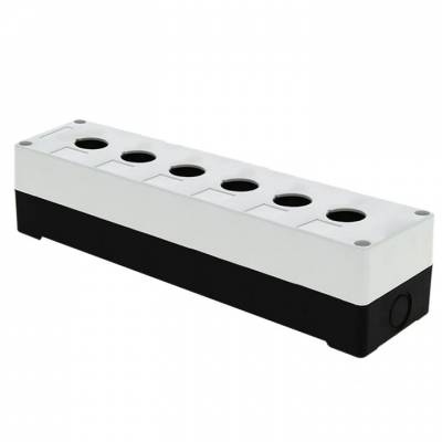 Корпус КП106 пластиковый 6 кнопок белый EKF фото 1