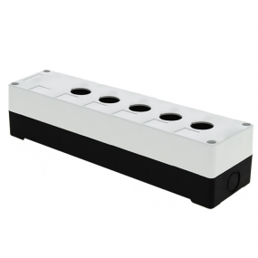 Корпус КП105 пластиковый 5 кнопок белый EKF фото 1