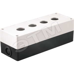 Корпус КП104 пластиковый 4 кнопки белый EKF фото 1