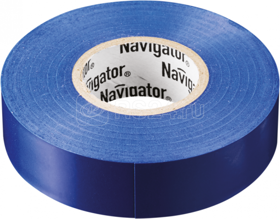 Изолента Navigator 71 107 NIT-B15-20/B синяя  фото 1