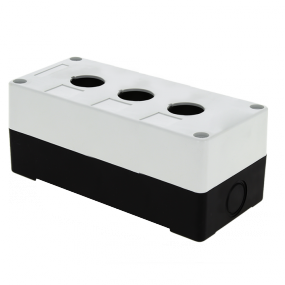 Корпус КП103 пластиковый 3 кнопки белый EKF фото 1