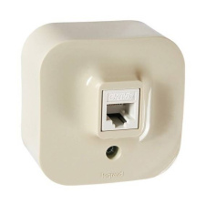 Розетка телефонная RJ11 слн.к. Quteo Legrand 