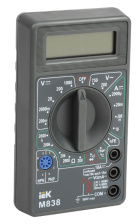 Мультиметр цифровой UNIVERSAL M838 IEK 