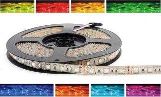 Лента  ECO-5050/ 60-IP65-12V- RGB -5m    Jazzway