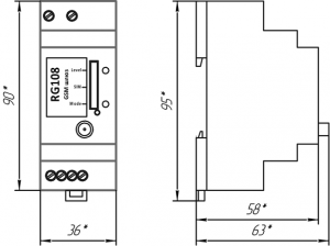 GSM-шлюз RG 108.01