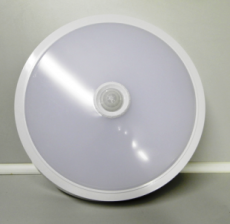 Светильник СПБ-2Д 210-10 10Вт 64LED Ip20  D=210мм 4000К 800Лм с датчиком  LLT 