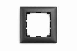 Рамка 1-местная РУ-1-БрГ графит IEK BRITE
