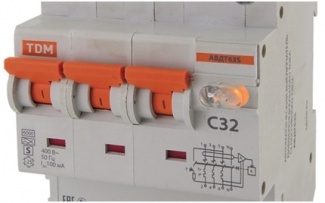АВДТ 63 4Р С32 30мА - Автоматический Выключатель Дифференциального тока  ТДМ