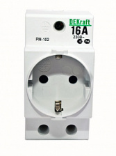 Розетка на DIN-рейку PM-102 16A