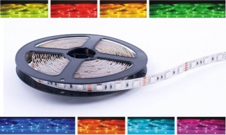 Лента  ECO-5050/ 60-IP20-12V- RGB -5m    Jazzway