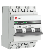 ВА 47-63N 3P 25А (C) 4,5 кА PROXIMA EKF
