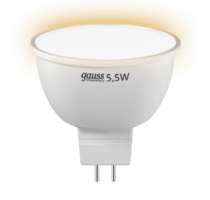 Лампа Gauss Elementary LED MR16 5,5W GU5.3 2700K