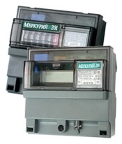 1ф Меркурий 201.4 10(80)А; кл.т.1; DIN; ЖКИ фото 1