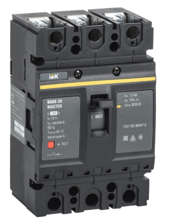 ВА88-35 3Р 160А 35кА MASTER IEK фото 1