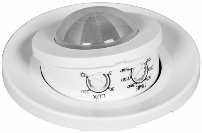 Датчик SEN60 230V 800W 6m 360 (встриваемый mini с доступом к регулир.) белый Feron фото 1