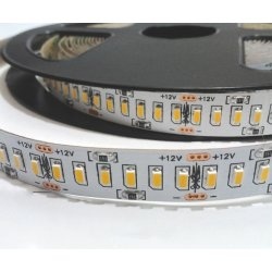 Светодиодная лента SMD 3014 240 LED/m IP20 12V (1м) 24W Тёплый белый фото 1