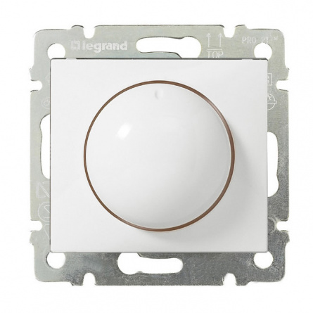 Светорегулятор поворотный 40–400 Вт 230В цвет белый Legrand Valena фото 1