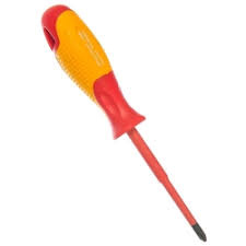 Отвертка крестовая Ultra Grip PH-0х75 мм CR-V, двухкомпонентная рукоятка КОБАЛЬТ 646-317 фото 1