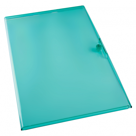 Дверца для щитов 36 мод. IP40, прозрачная зеленая фото 1