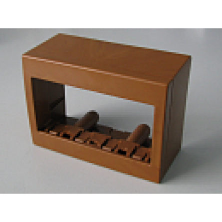 Коробка 4М наружного монтажа Cubo светлое дерево  фото 1