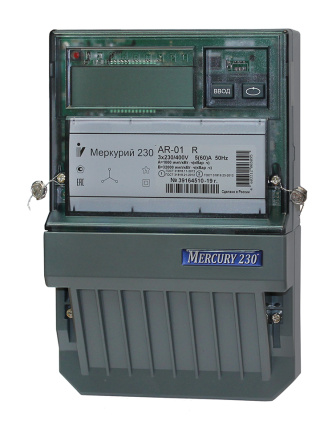 3ф Меркурий 230 AR-01 R 230-400В;5(60А;к.т.1/2;ЖКИ фото 1
