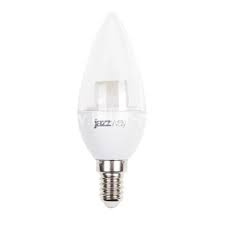 Лампа PLED-SP  CLEAR C37  7w CL  E14 4000K 540 Lm Jazzway  фото 1