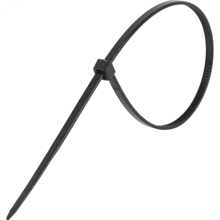 Стяжка нейлоновая 4,8х300мм черная UV (уп. 100 шт) фото 1