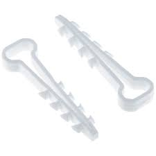 Дюбель-хомут (5х10 мм) для плоского кабеля белый (100 шт.) фото 1