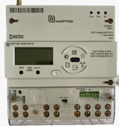 НАРТИС-И300-W133-2-A5SR1-57-5-10A-TN-RS485-P1-EHLMOQ1V3Z/1-D в комплекте: Модуль связи НАРТИС-МР-М3. фото 1