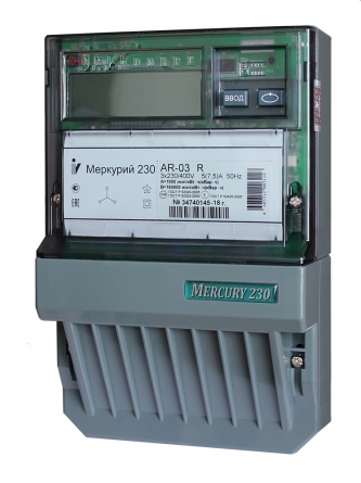3ф Меркурий 230 AR-02 R 380В;10(100)А;к.т.1/2 фото 2
