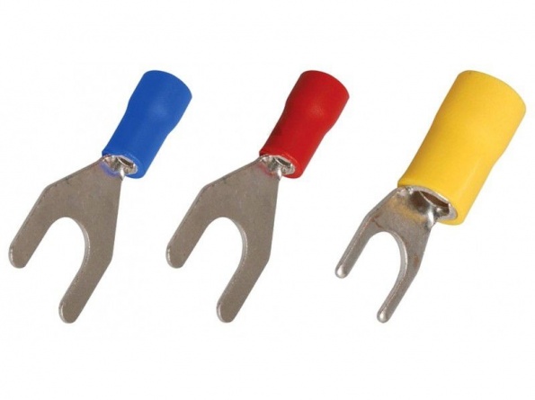 Наконечник вилочный изолированный НВИ 5.5-6 (уп 50шт) EKF фото 1