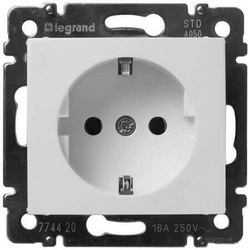 Аудио розетка под две колонки цвет белый Legrand Valena фото 1