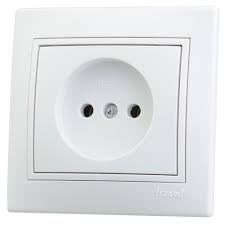Розетка б/з цвет белый  Lezard Mira фото 1